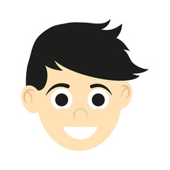 boy happy child icon image vector illustration design 