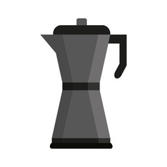 stove top espresso coffee pot icon image vector illustration design 