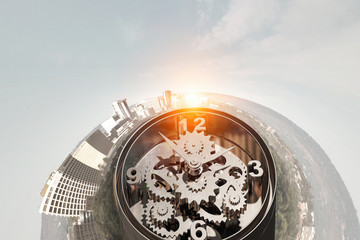 When time is passing. Mixed media