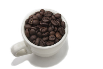 some freshly roasted coffee beans