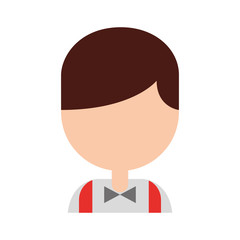 Casino dealer avatar character vector illustration design