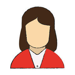 woman avatar icon image vector illustration design 