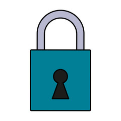 safety lock icon image vector illustration design 