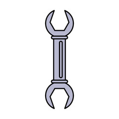 wrench tool icon image vector illustration design 
