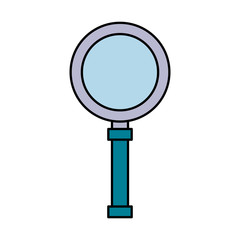 magnifying glass icon image vector illustration design 