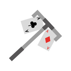 poker card with Casino picker vector illustration design