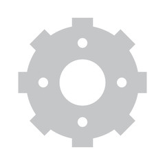 single gear icon image vector illustration design 