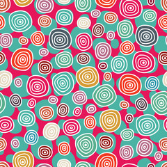 doodle background with circles