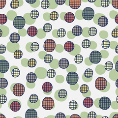 doodle background with circles