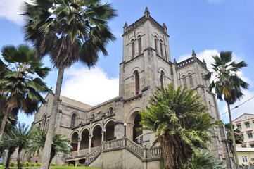 Fototapeta na wymiar Cathedral in Suva, Fiji