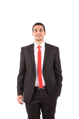 Smiling young businessman