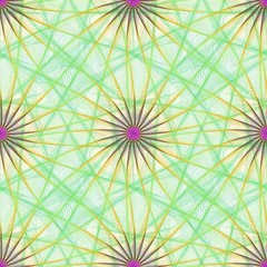 Colorful seamless fractal design pattern