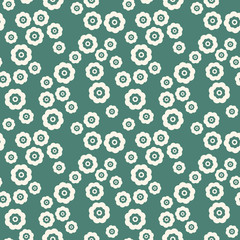 Flower Pattern. Endless Background.