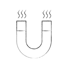 laboratory magnet isolated icon vector illustration design