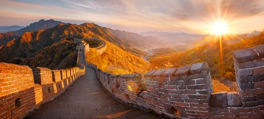 Rolgordijnen Grote muur van China © powerstock