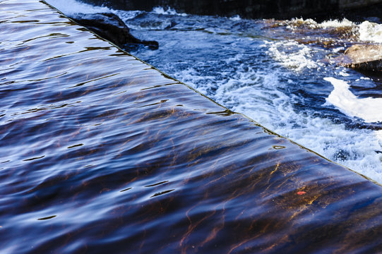 Waterfall at Barden Reservoir