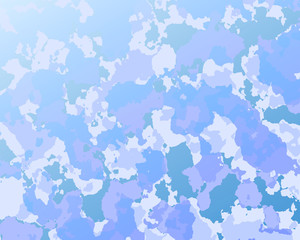 Blue spoted background. Vector background