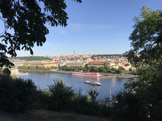 Vltav river in Prague