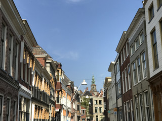 Fototapeta na wymiar Street in Groningen