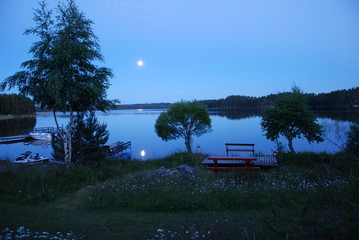 Abendstimmung am See