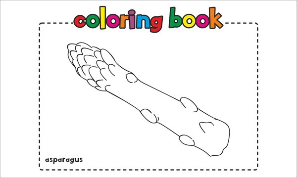 Asparagus Coloring Book