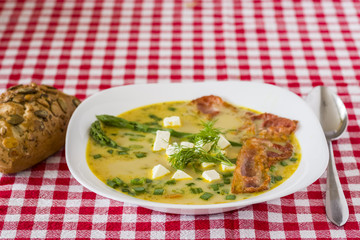 Asparagus soup