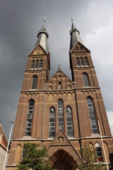 Obraz premium Die Posthoornkerk in Amsterdam.