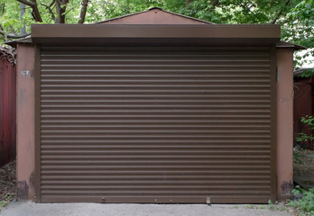 Metal garage, barn