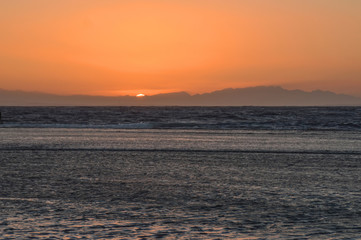 Sunrise over the sea