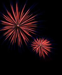 Fototapeta premium Feu d'artifice 