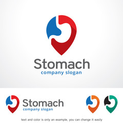 Stomach Logo Template Design Vector, Emblem, Design Concept, Creative Symbol, Icon