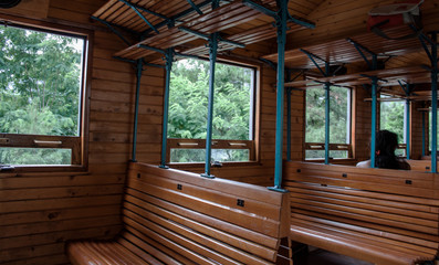 An Old Wagon Interior