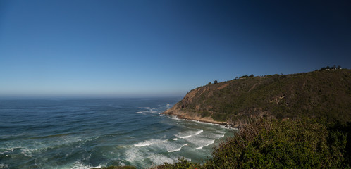 Fototapeta na wymiar Landscape of the Plettenber Bay on the Western Cape