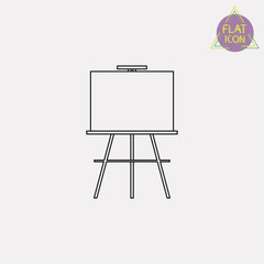 easel linear icon