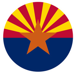 Arizona flag vector