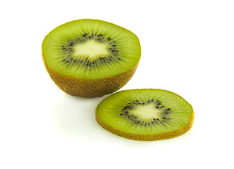 Fototapeta premium kivi fruit on white background.