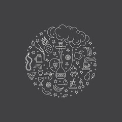 Hookah circle concept 