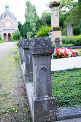 Steinerne Einfriedung