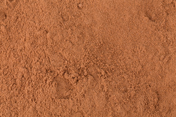 cocoa powder closeup background
