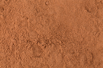 cocoa powder closeup background