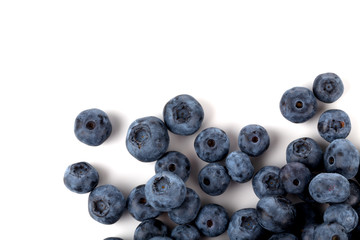 blueberries isolated close up