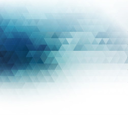 Obraz premium Vector color abstract geometric banner with triangle.