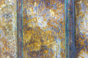 Old damaged rusty metal background. texture of rusty iron