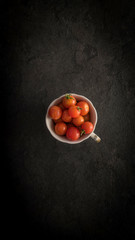 Little red cherry tomatoes