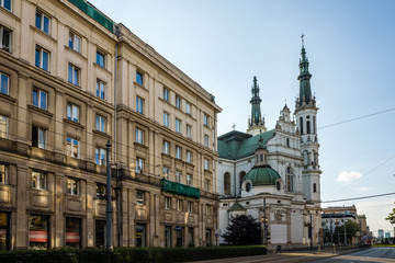 Church of the Most Holy Savior on Savior Square in Warsaw, Poland