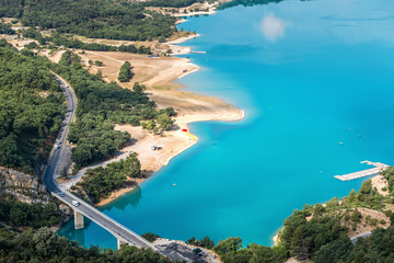 Panorama of Lac de croix
