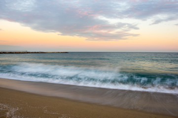 The coast of Mediterranean sea