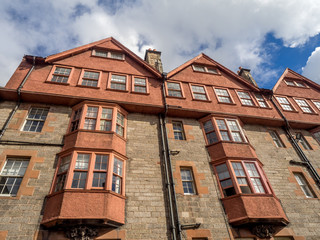 Ancient buildings and architecture in the heart of Edinburgh, Scotland.