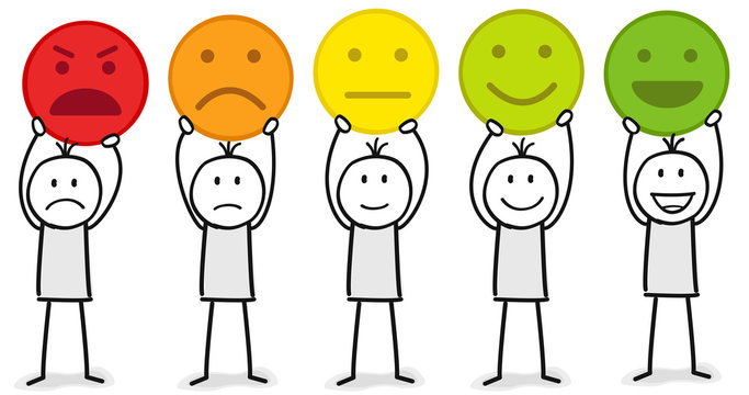 Figuren mit Smiley Bewertung