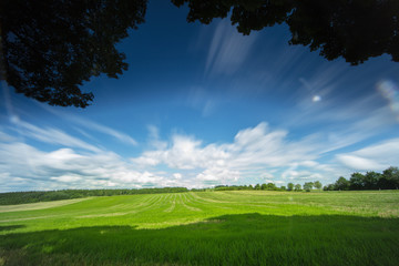 Landschaft am Weinfelder Maar / Totenmaar bei Daun in der Eifel